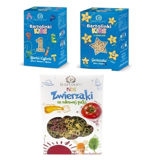 Mì Nui Rau Củ Hình Thú Bartolini 250g