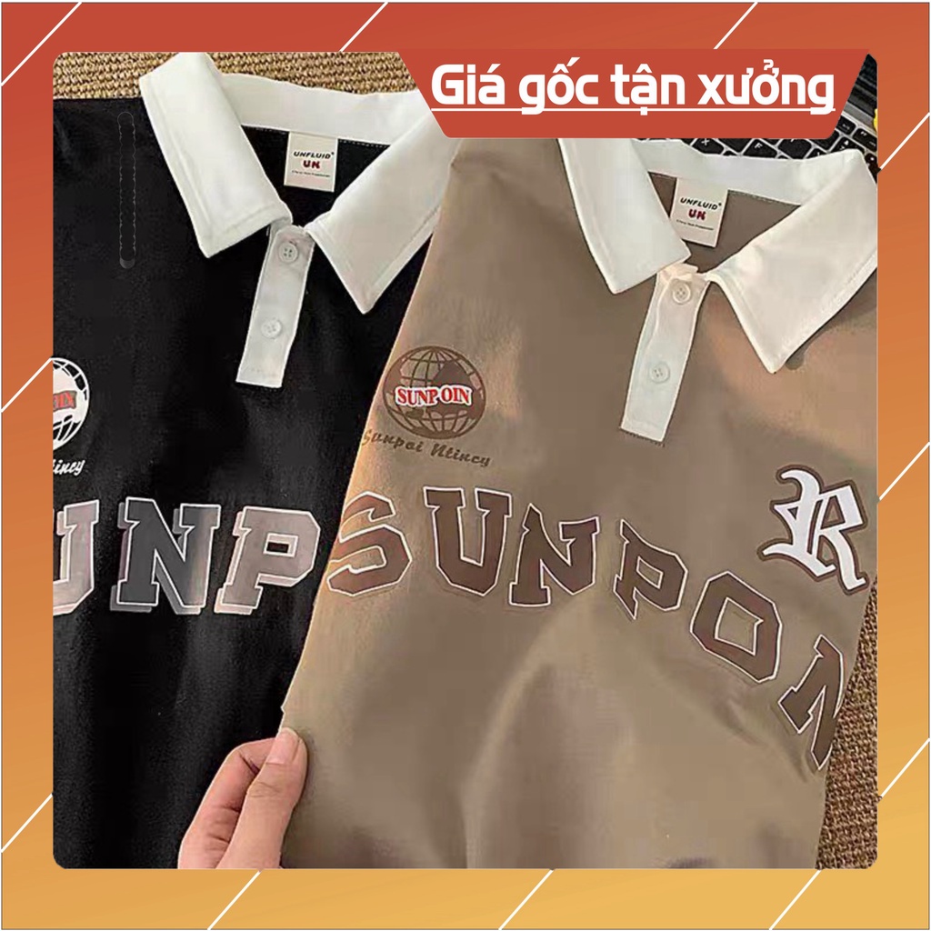 ( Mã PL04:SUN ) Áo POLO trơn nam nữ phong cácH TEEN