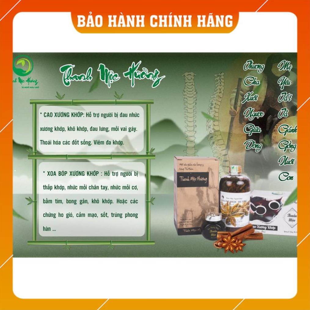 Rượu xoa bóp Xương Khớp Người Dao Thanh Mộc Hương - Hàng Chính hãng