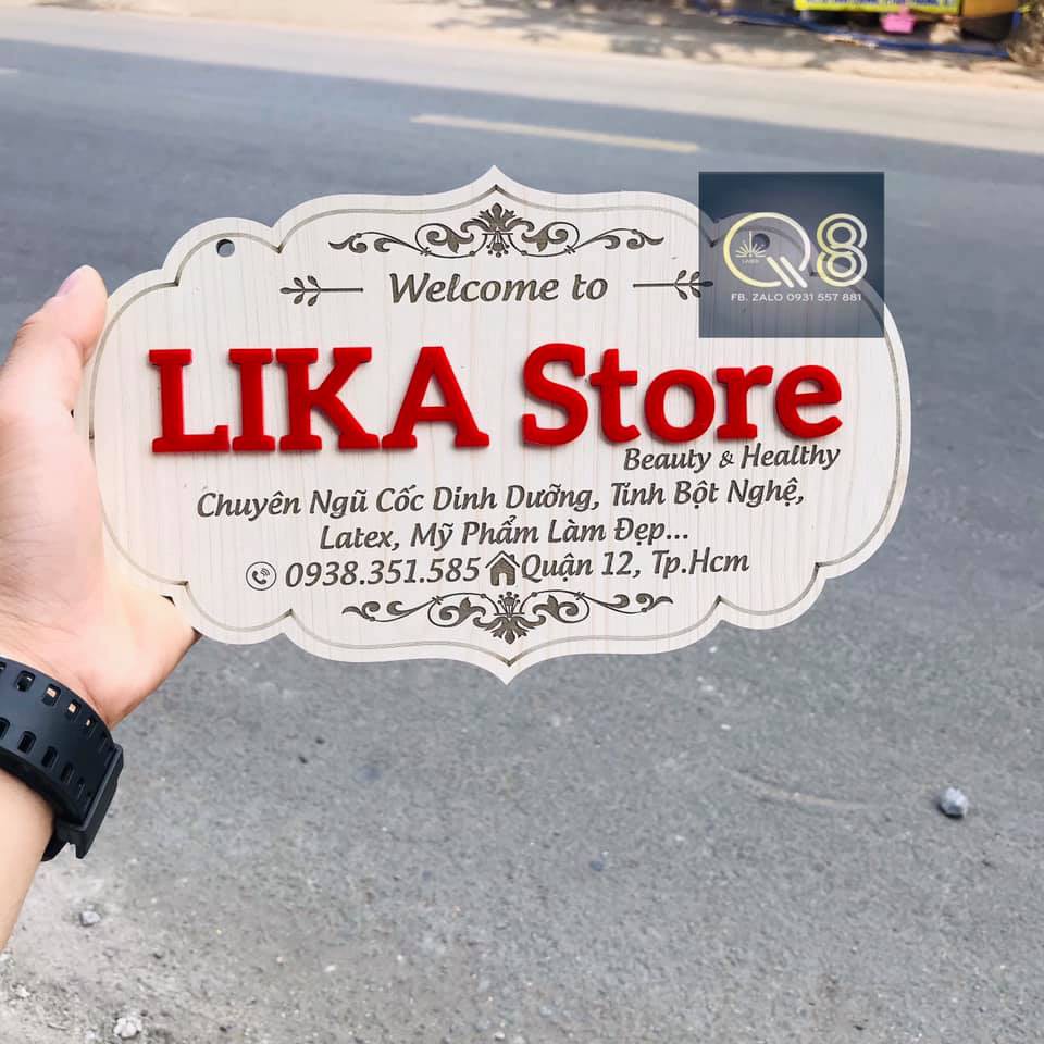 Bảng gỗ mini - bảng treo shop - tay cầm chụp sản phẩm | BigBuy360 - bigbuy360.vn