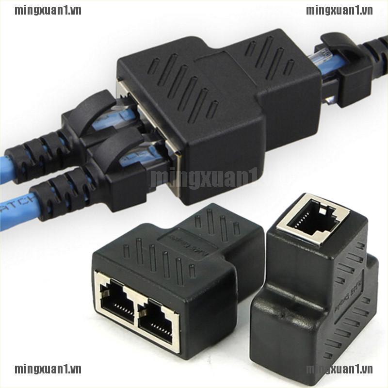 Bộ chia 1 sang 2 cổng Lan Ethernet Rj45