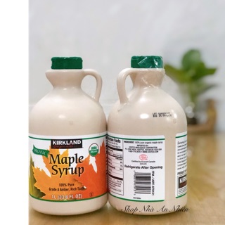 Siro phong hữu cơ Kirkland 1 lít