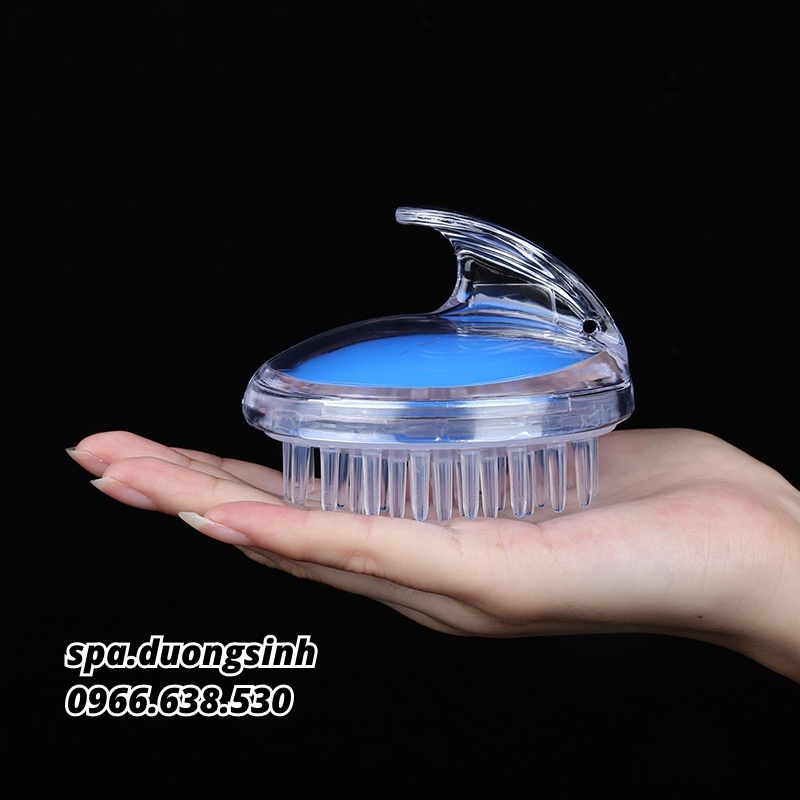 Lược Massage Đầu, Lược Silicon Gội Đầu Spa Dưỡng Sinh