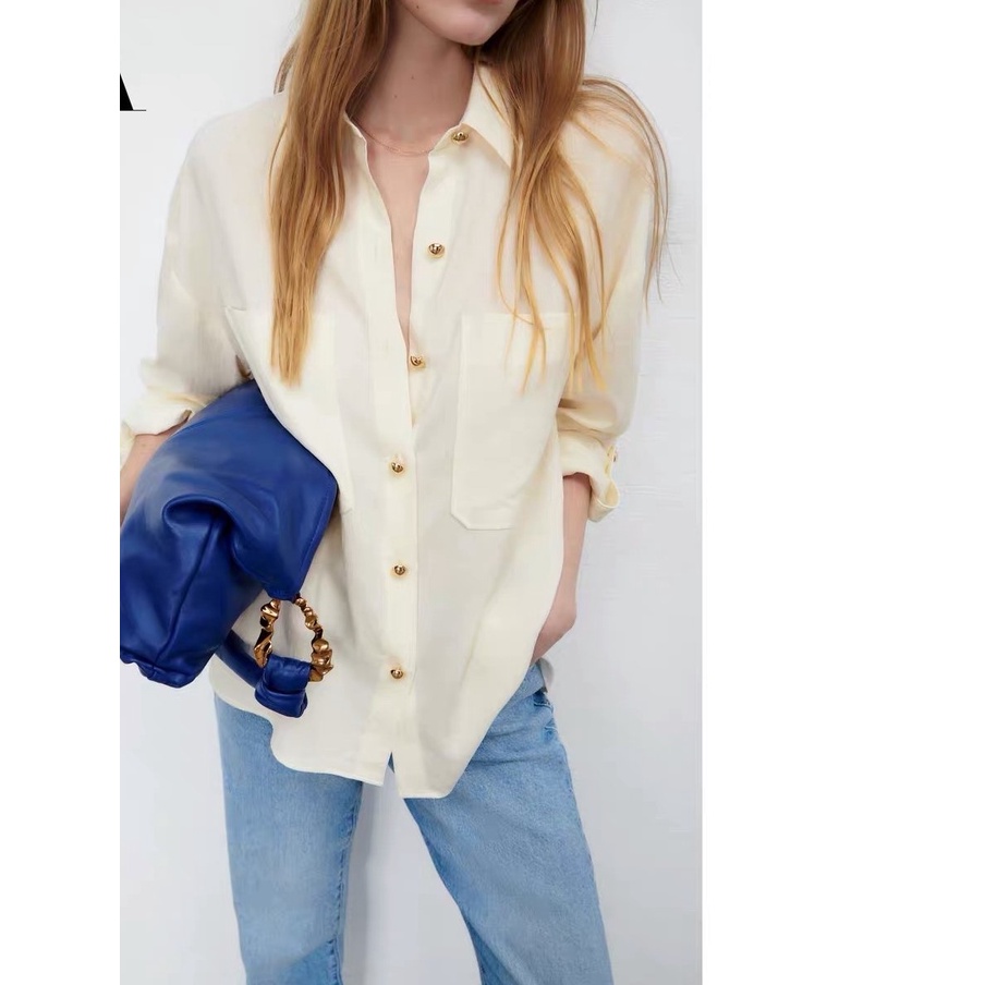 Áo sơ mi nữ chất vải dư xịn from chuẩn