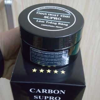 Tẩy trắng răng- bột than hoạt tính Carbon Supro