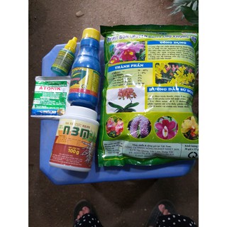 Combo Phân bón và 4 loại chế phẩm cho Lan