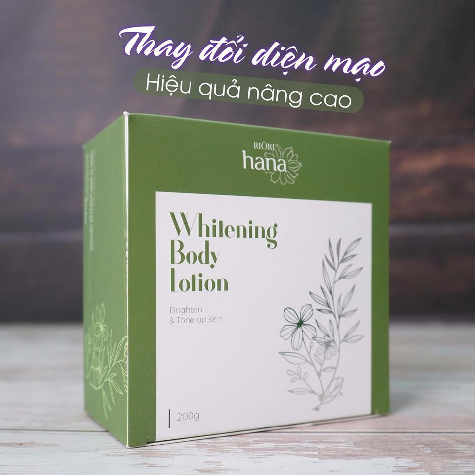 Kem Body Riori - Dưỡng Toàn Thân - Tắm Body - Dưỡng Da - Whitening Body Lotion