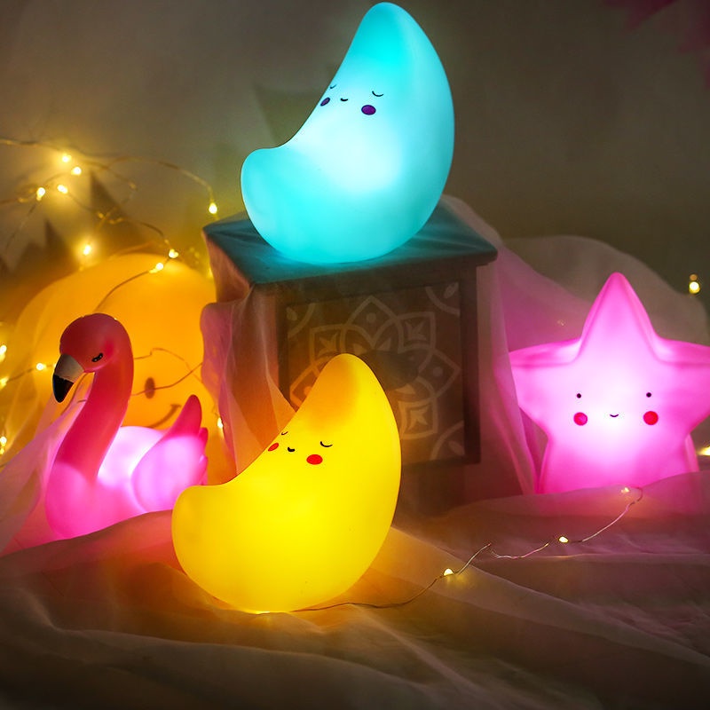 Đèn ngủ silicon nhiều hình ngộ nghĩnh dễ thương cho bé