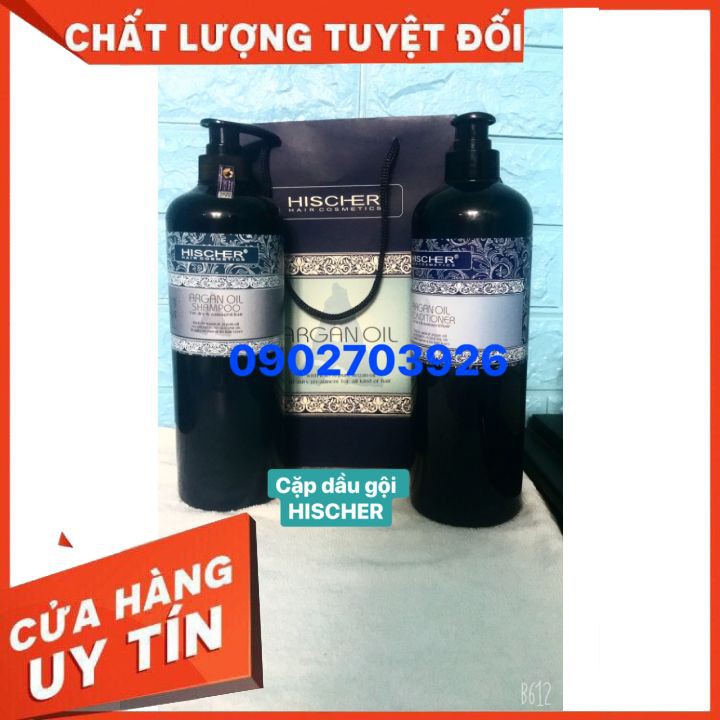 [CHÍNH HÃNG] dầu gội cặp HISCHER là dòng dầu gội lý tưởng cung cấp dưỡng chất phục  cho tóc đã qua sử lý hóa chất''