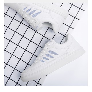 Giày sneaker nữ trắng hình 3 chiếc lá