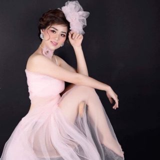 Voan quấn người chụp beauty