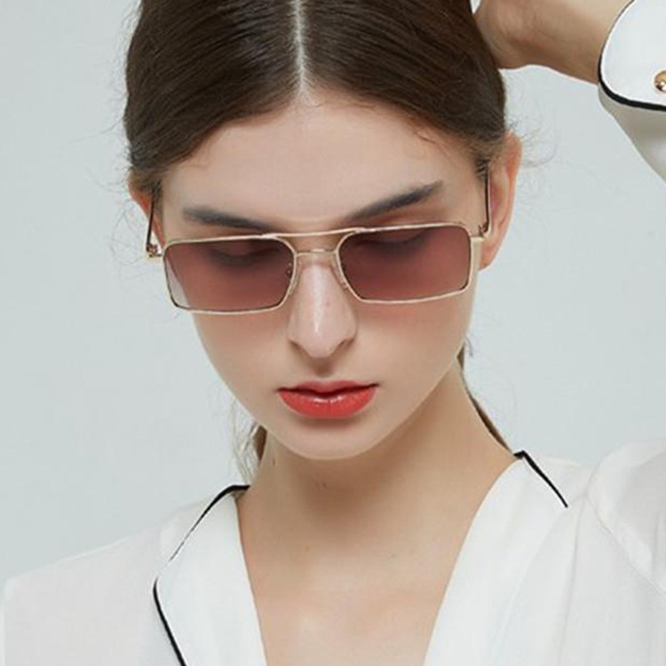 Mắt kính gọng kim loại phong cách cổ điển thời trang cho nữ