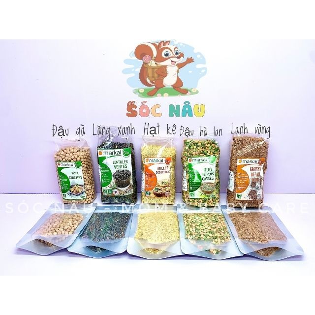 Hạt Dinh Dưỡng Hữu Cơ Organic Markal Cho Bé Ăn Dặm, Nấu Sữa Hạt Cho Cả Gia Đình