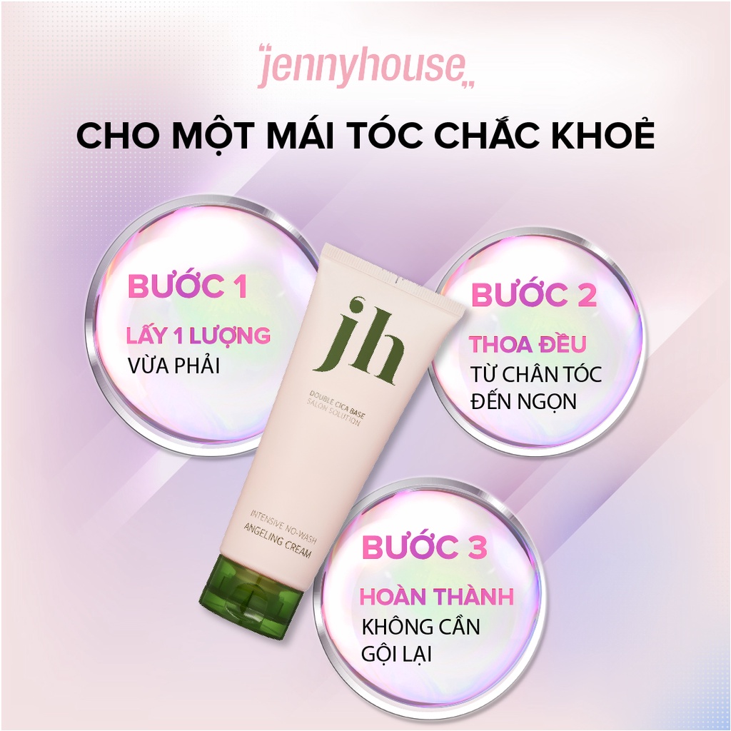 Kem Dưỡng Ẩm Cho Tóc JENNY HOUSE Leave-In Angelring Cream 150ml - Phục Hồi Tóc Gãy Rụng Bảo Vệ Tóc