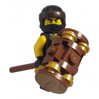 Lego Ninjago 891839 - Cole foil pack #5 - Bộ xếp hình Lego Nhân vật Cole
