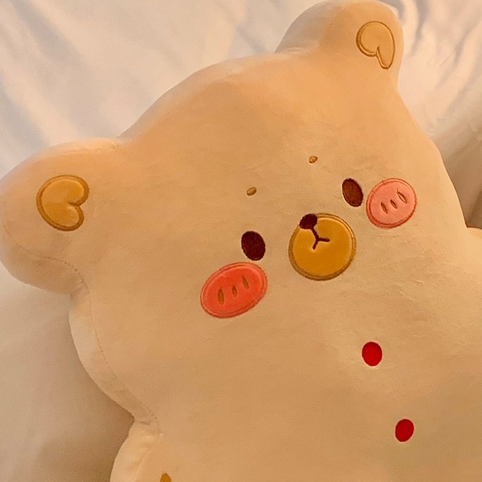 Order | Gấu nâu / gấu bông tựa lưng / bộ chăn gối văn phòng, sinh viên tiện lợi