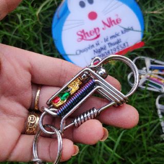 Móc khóa inox mạ titan