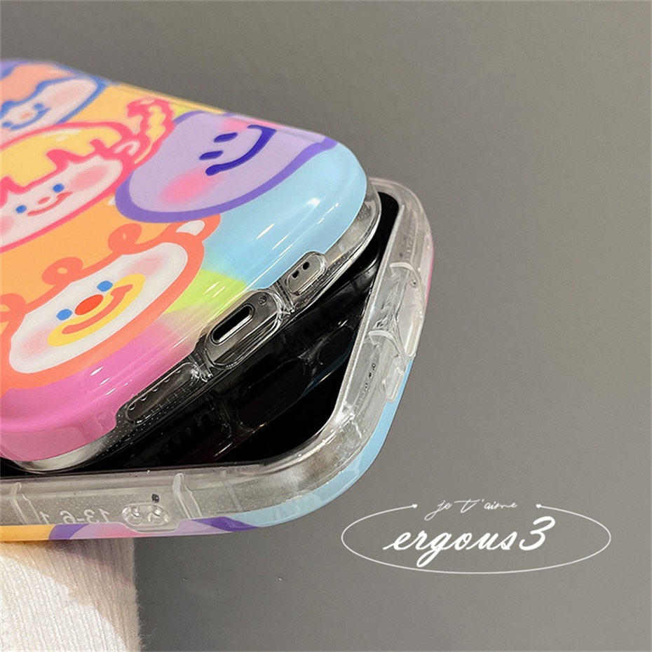 Ốp Điện Thoại Mềm Họa Tiết Hoạt Hình Bảo Vệ Ống Kính Máy Ảnh Cho iPhone 14 13 12 11 Pro Max SE2020 X XR Xs Max 7 8 Plus