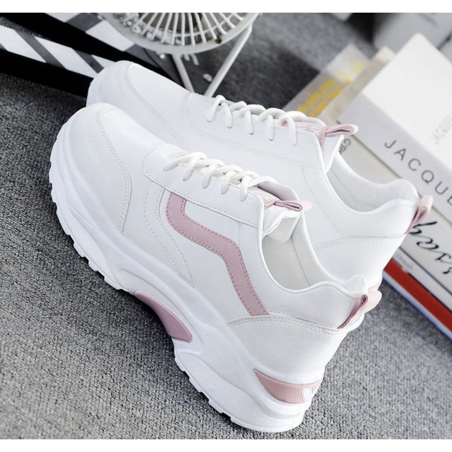 Giày Thể Thao Giày Sneaker Nữ phối đơn giản