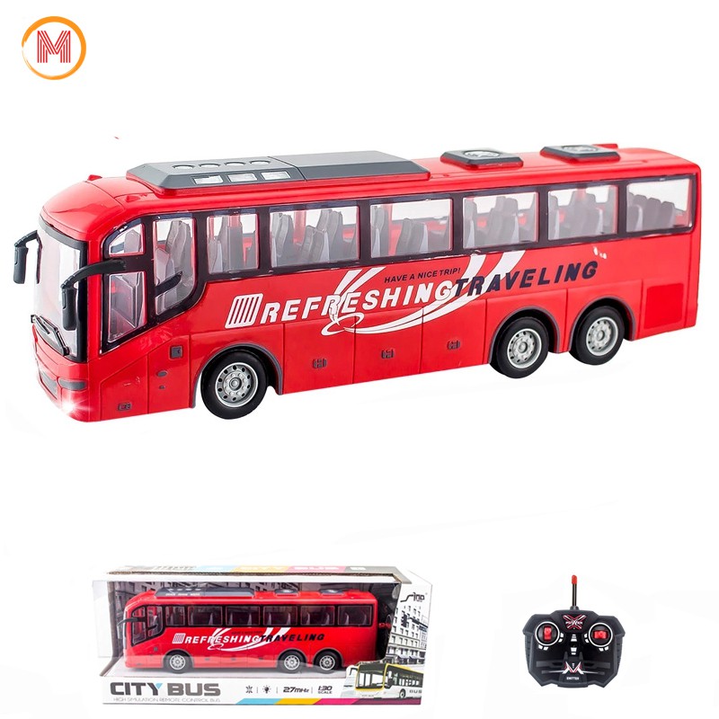 Xe Điều Khiển,Xe Bus City Điều Khiển Từ Xa 4 Chiều Tốc Độ Cao , Tỷ lệ 1:30 Siêu To, Có Đèn Pha Simbatoy99