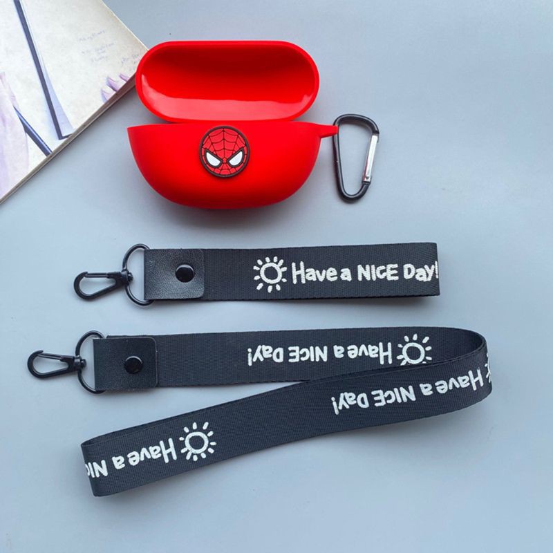 Bộ Vỏ Bảo Vệ Bằng Silicone Hình Siêu Anh Hùng Cho Tai Nghe Wf-Sp800N