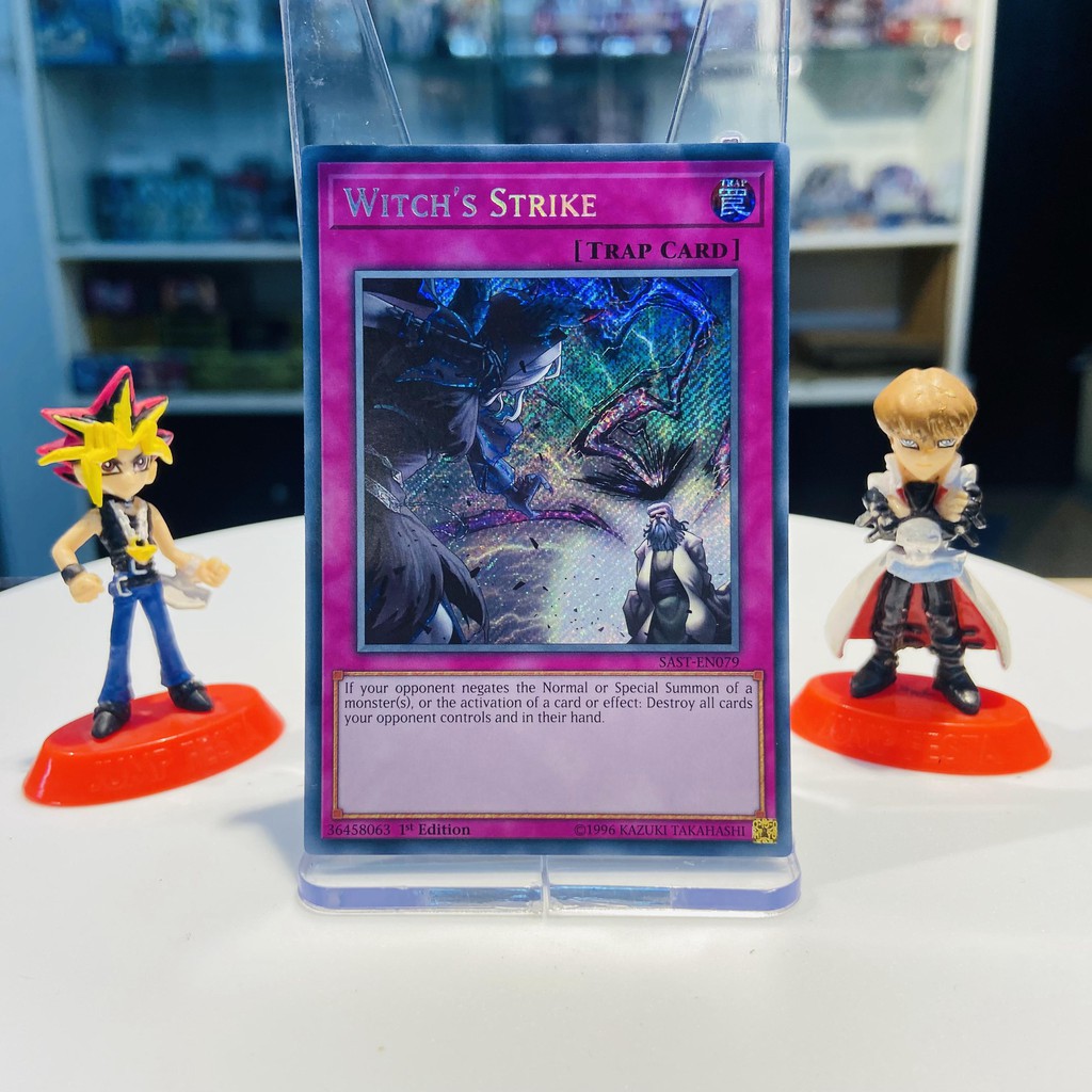 [ Bài Yugioh Chính Hãng ] Witch's Strike - SAST-EN079 - Secret Rare 1st Edition