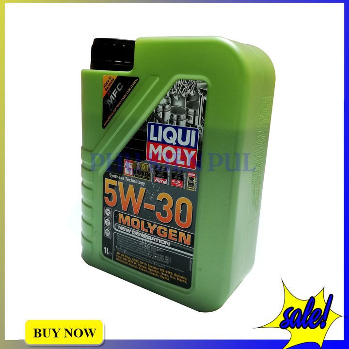 Nhớt máy liqui moly 5w30 molygen 1l hàng nhập đức công thức đặc biệt cao cấp cho xe tay ga - ôtô