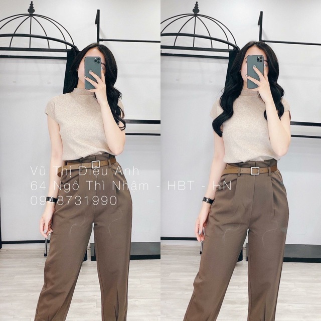 BÁN SỈ ÁO LEN CỘC TAY 2P CHO NỮ