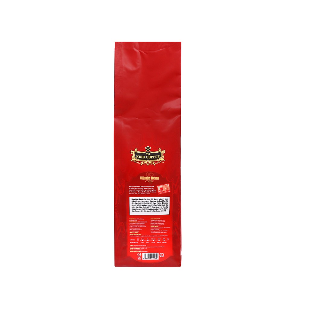 Cà phê nguyên hạt TNI King Coffee Buôn Ma Thuột 340G