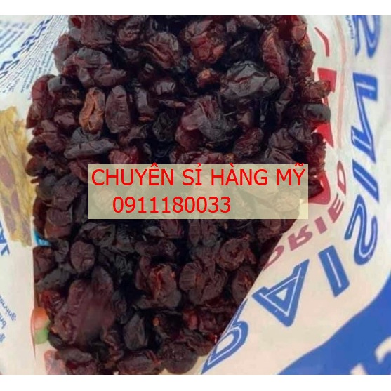 Nam Việt Quất Sấy Khô Patience Fruit & Co Organic Whole Cranberries