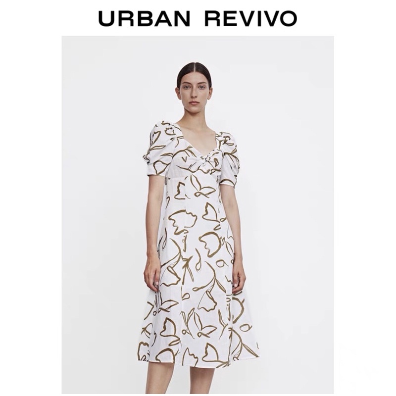 Đầm hoạ tiết Urban Revivo