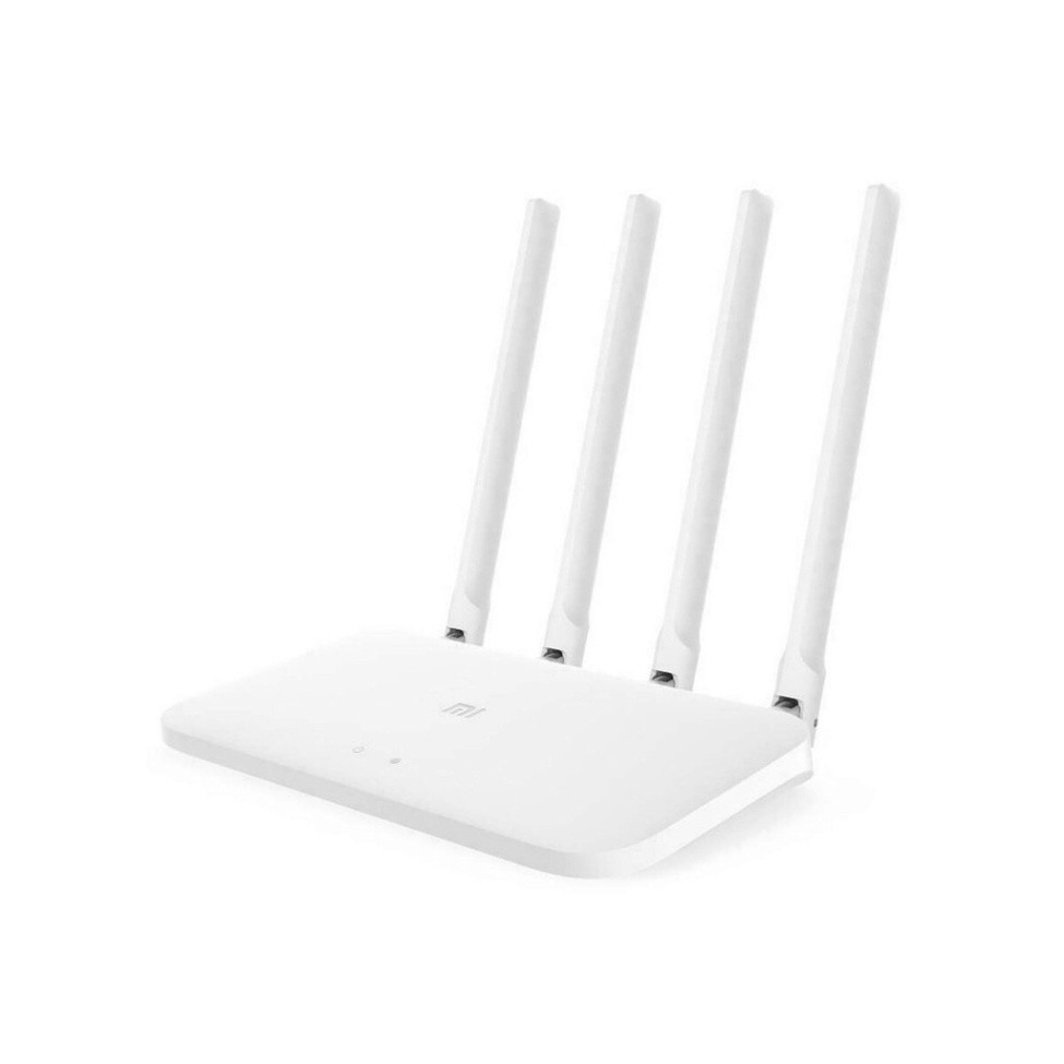 Bộ Phát Sóng Wifi Tốc Độ Cao Xiaomi Mi Router 4C Bản Quốc Tế - Router 4 Ăng Ten Xuyên Tường, Thiết Kế Mỏng Đẹp