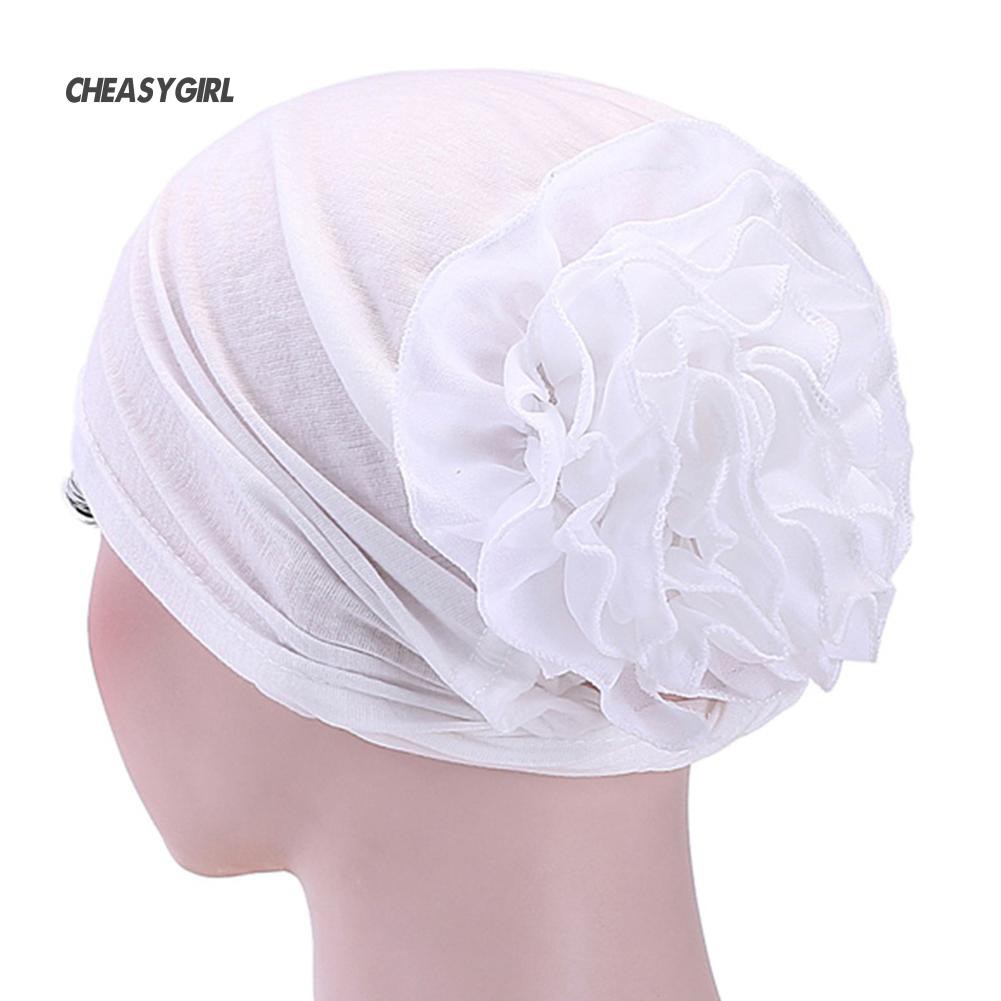 ★Khăn Trùm Đầu Kiểu Hồi Giáo Bằng Vải Cotton Họa Tiết Hoa Cho Nữ