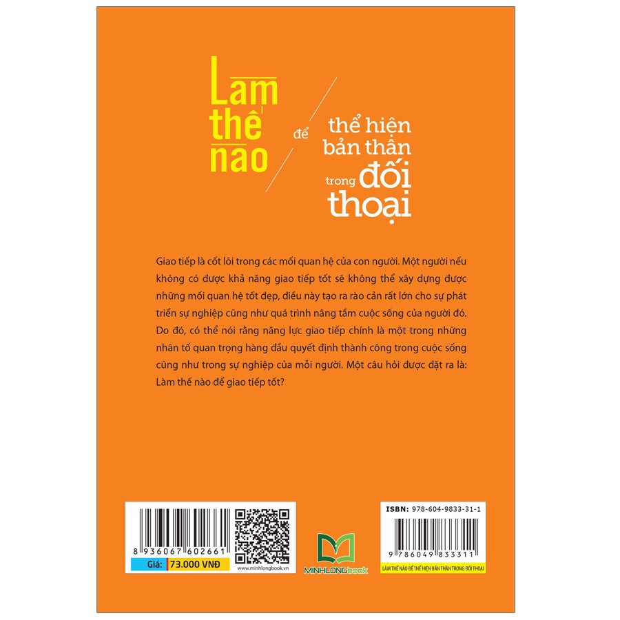 Sách: Làm thế nào để thể hiện bản thân trong đối thoại