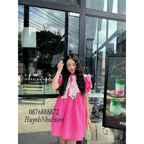 BIGSIZE Đầm babydoll nơ 55-100kg