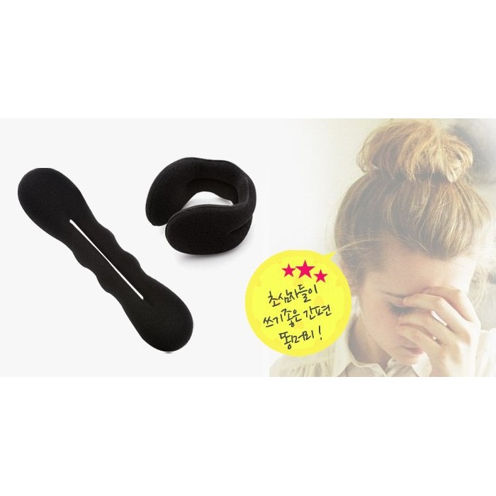 dụng cụ búi tóc. màu đen. rất dễ sử dụng luôn nha các bạn. hàng có sẵn. nhanh tay đặt hàng nha các bạn.