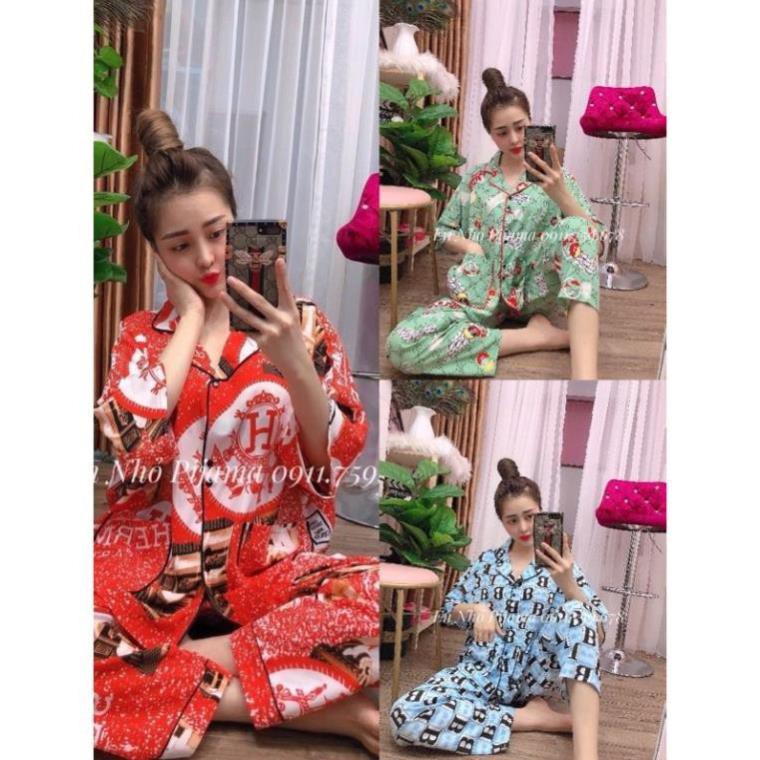 Bigsize Cánh Lụa Dài TN rơi 50-110kg Én Nhỏ Pijama ྇ ༴