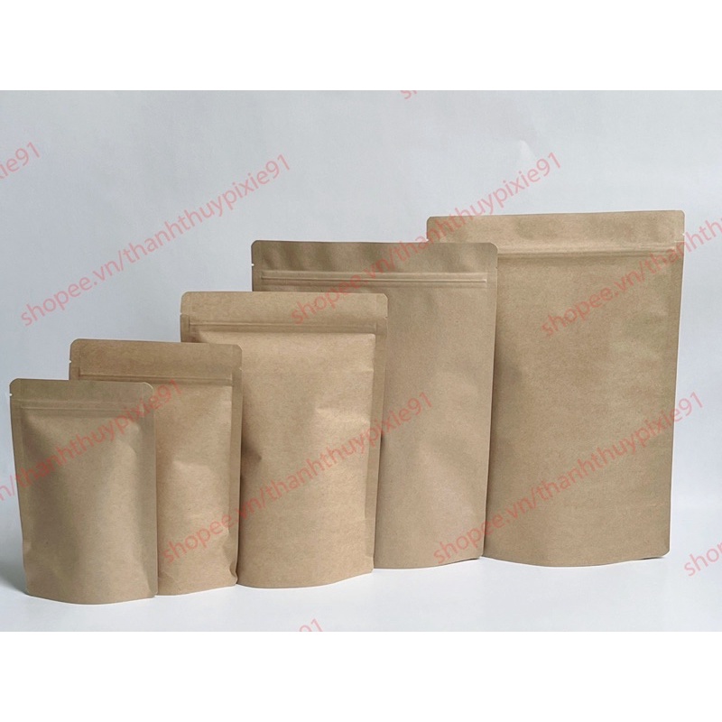 1kg túi zip giấy lõi bạc đựng thực phẩm khô