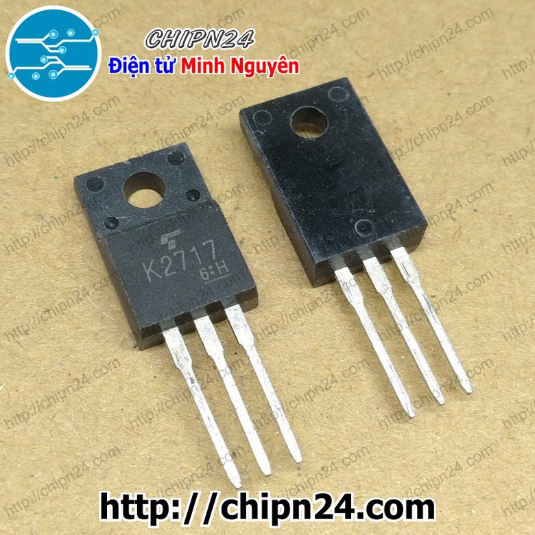 [1 CON] Mosfet K2717 TO-220F 5A 900V Kênh N (2SK2717 2717)