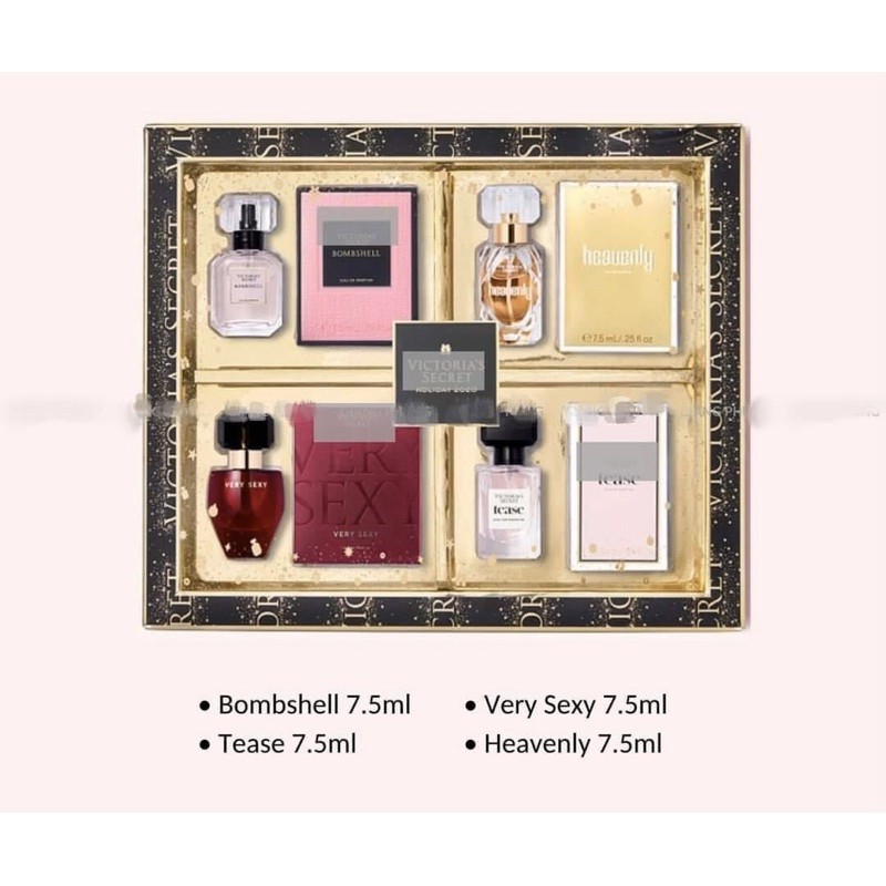Set 4 Chai Nước Hoa Mini Victoria Secret | BigBuy360 - bigbuy360.vn
