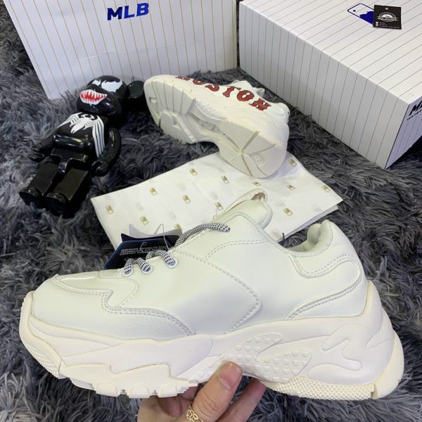 Giày Sneaker MLB Boston Nữ Đế 2 Lớp, Giày MLB Boston Tăng Chiều Cao 4cm Hàng Cao Cấp Full Box | BigBuy360 - bigbuy360.vn