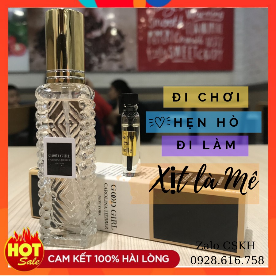 Nước Hoa mini Good Girl 20ml 6D Hương Thơm Quyến Rũ Thơm Lâu 12h Nước Hoa Nữ, Bảo Hành 12 tháng