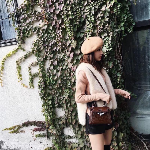 Túi HM da rắn size 20cm