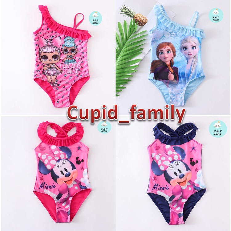Bikini liền thân hoạ tiết Mickey, Elsa, búp bê bé nào cũng thích - BKNLT