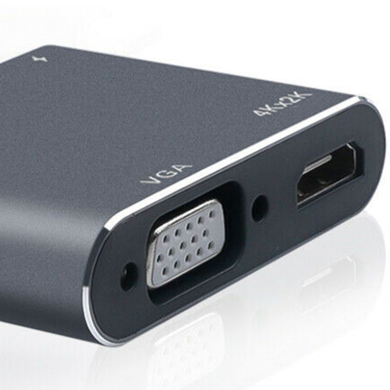 Bộ ChuyểN Alli Type-C Sang 4K VGA USB C 3 0 Cho MáY TíNh