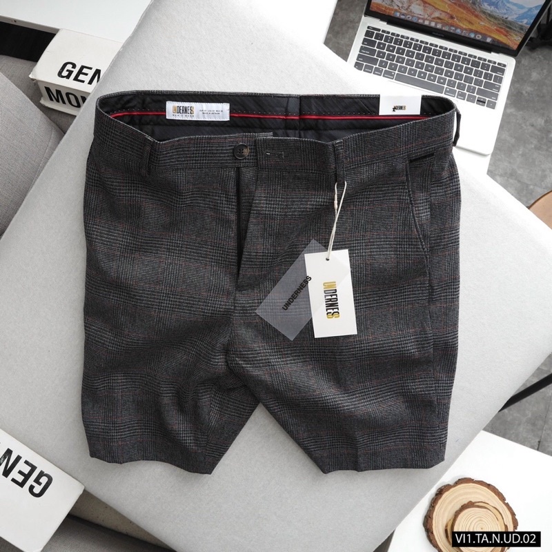 Quần short âu nam kẻ caro code220212