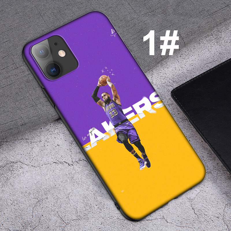 iPhone 12 Mini 11 Pro Max 12mini Casing Soft Case 56SF Lebron james Lakers 23 mobile phone case