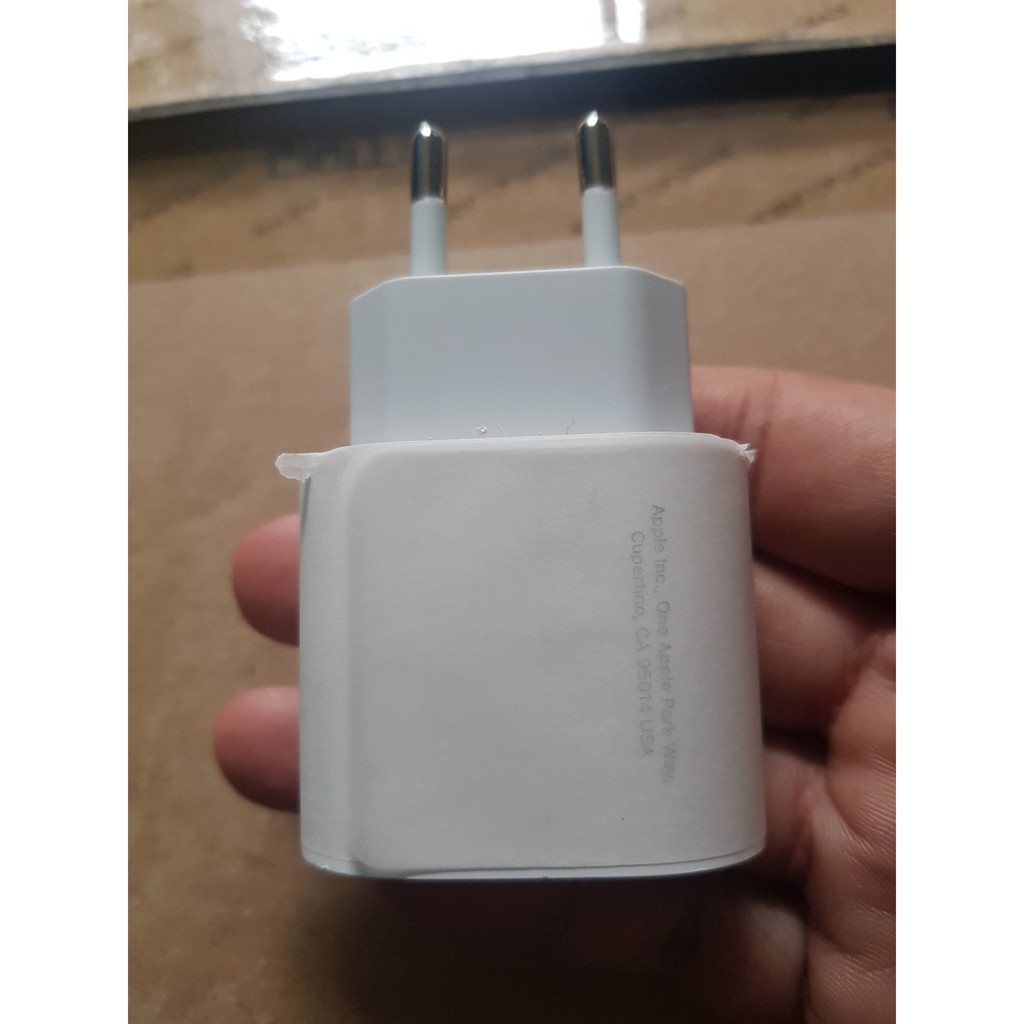 Bộ sạc nhanh iphone 18w và 20w chân dẹt chuẩn Mỹ US sạc nhanh cho các dòng iphone 12 11 pro max x 7 và 8