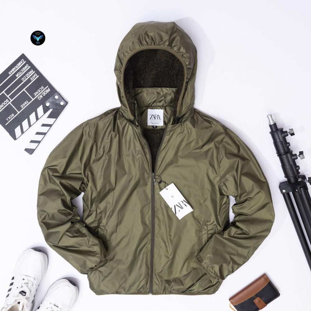 [Hàng đẹp-mũ rời-có túi trong] Áo khoác gió nam nữ LÓT LÔNG cừu màu ghi siêu ấm chắn gió chống nước bền đẹp tiện lợi | BigBuy360 - bigbuy360.vn