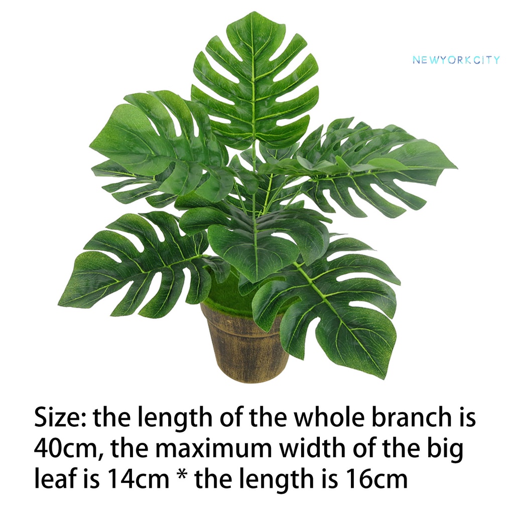 Lá Cây Nhân Tạo Bằng Vải Dùng Trang Trí Bàn